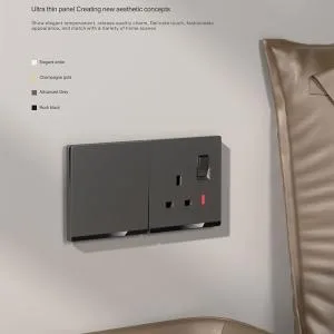 Ultra-Thin 13A Lighting Switch Socket-T6 Series