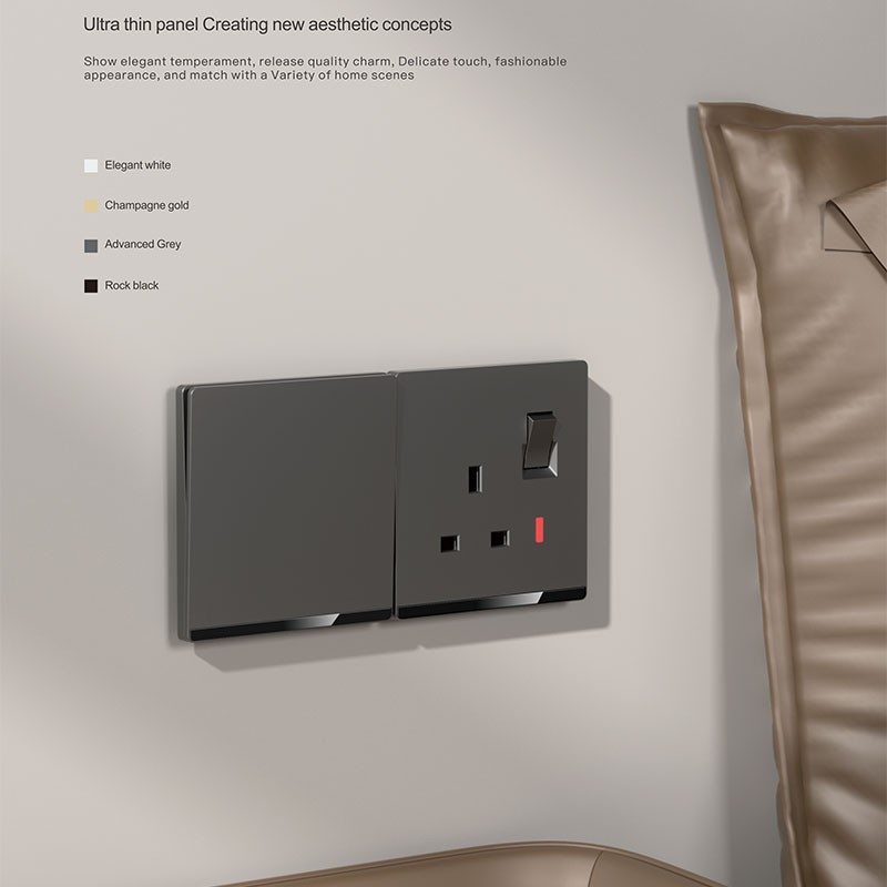 Ultra-Thin 13A Lighting Switch Socket-T6 Series - Image 4 Ultra-Thin 13A Lighting Switch Socket-T6 Series - Image 4