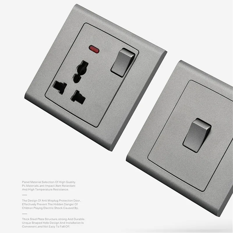 Hot Selling 2 Gang Home Light Switch -UK Series - Image 3 Hot Selling 2 Gang Home Light Switch -UK Series - Image 3