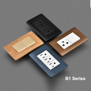118 Type Modern US Standard Residential Outlet Panel-B1 Sereis