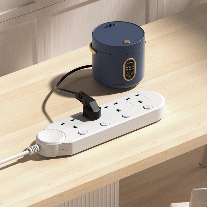 Extension Socket Surge Protection Multi Plug Power Strip with USB Ports - Image 2 Extension Socket Surge Protection Multi Plug Power Strip with USB Ports - Image 2