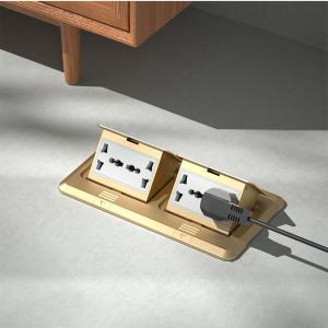 Hotel Project Dual 86 Pop up Floor Socket Outlet Bulk Supply