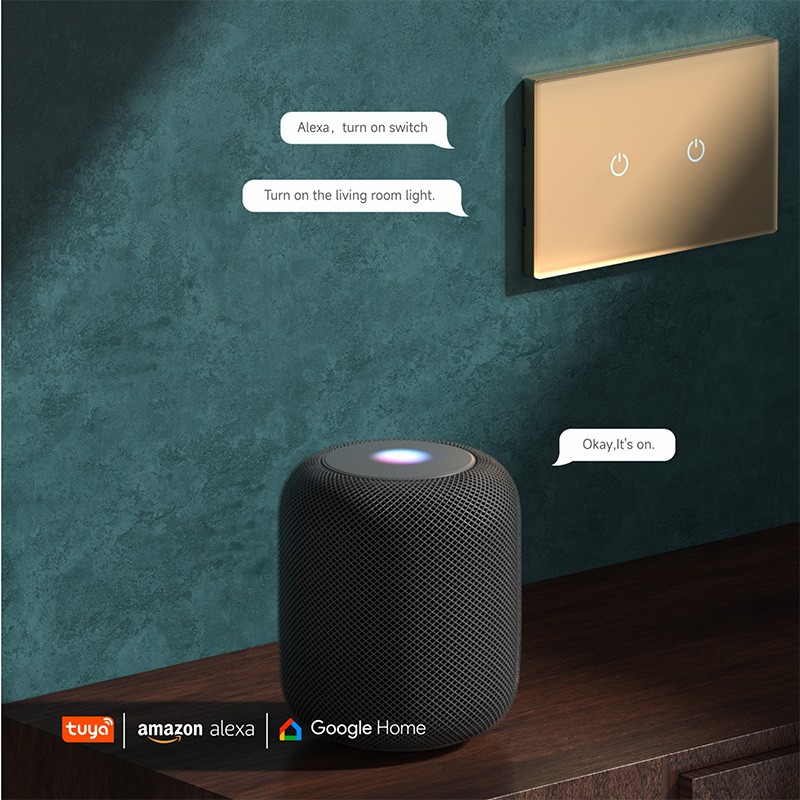 Smart WIFI Home Switch with Tuya google speaker - Image 2 Smart WIFI Home Switch with Tuya google speaker - Image 2