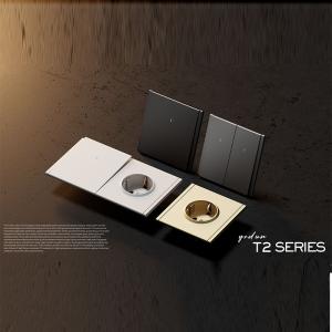 2026 New style Ultra-Thin Euro Wall Switch socket T2 Series