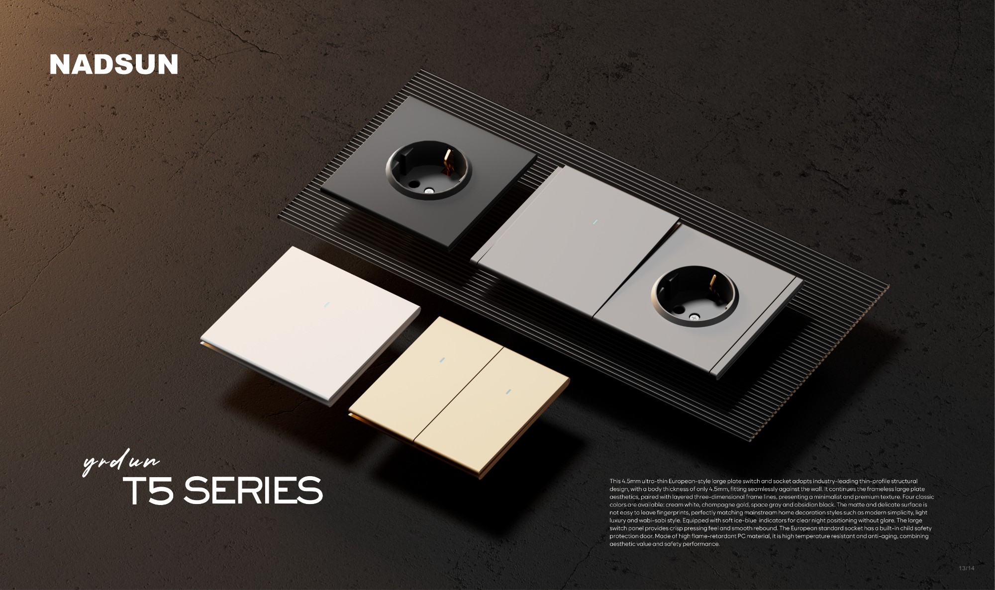 New Arrival EU Wholesale Wall Switch Socket-T5 Series - Image 3 New Arrival EU Wholesale Wall Switch Socket-T5 Series - Image 3