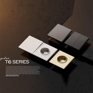 New Arrival Hotel Room Switch Socket Euro standard-T6 Series