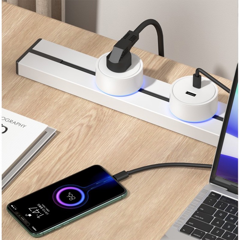 US/UK/EU Universal Standard Multi-Function Removable Modular Rail Electrical Track Socket with GFCI/USB Port, Safe Dimmable Track Power Socket for Kitchen Living Room - Image 4 US/UK/EU Universal Standard Multi-Function Removable Modular Rail Electrical Track Socket with GFCI/USB Port, Safe Dimmable Track Power Socket for Kitchen Living Room - Image 4