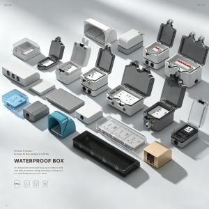 IP66 Hotel Wall Switch Socket Waterproof Box